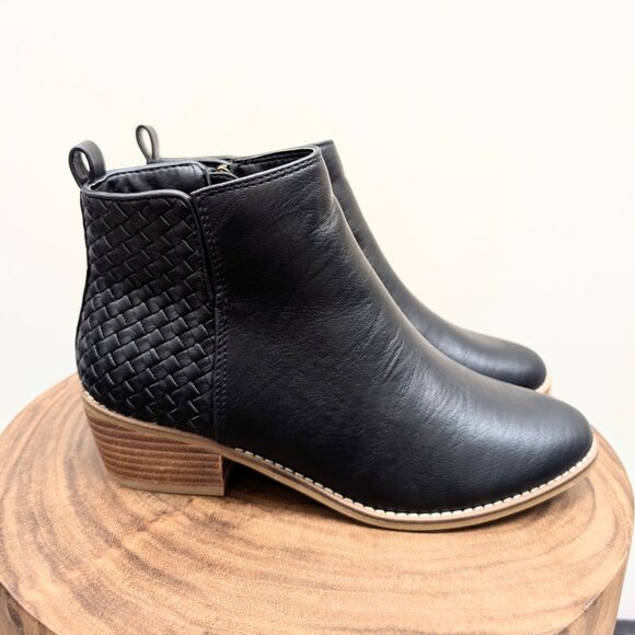 Corkys Women's Black Woven Boots Size 8 - Picture 1 of 5